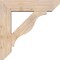 Ekena Millwork Funston Slat Smooth Bracket w/ Offset Brace, Douglas Fir, 7 1/2"W x 30"D x 30"H BKT0806X30X30FST06SDF - alternate 3